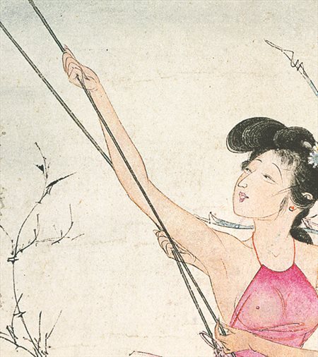 永德县-胡也佛的仕女画和最知名的金瓶梅秘戏图